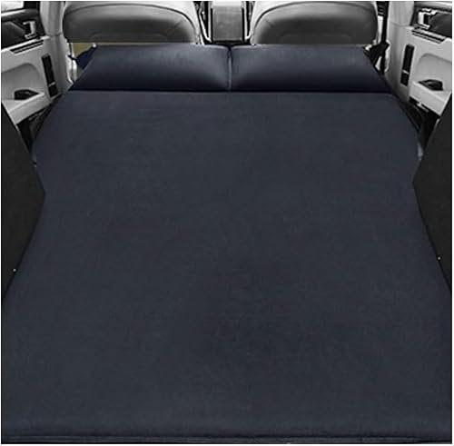 IONZS Auto Matratze Luftmatratze für Volkswagen VW Beetle Phaeton Magotan Touareg Passat Polo,Aufblasbares Bett Luftbetten,Klappmatratze Isomatte Schlafmatten Zwei Leute,A/Black