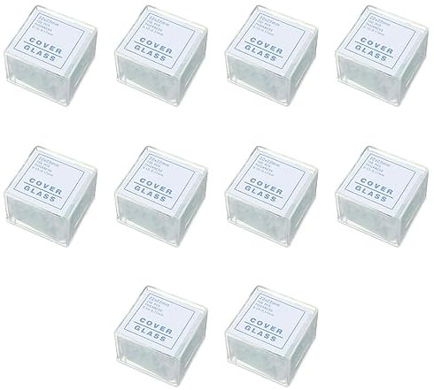 Ohewiiuk 1000Pcs Transparente Objektträger Deckgläser Deckgläser 22X22mm FÜR Mikroskope