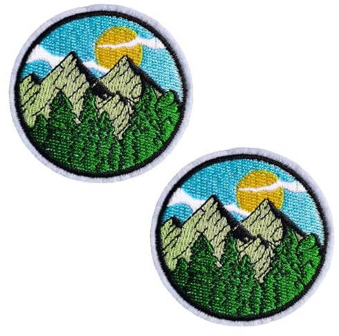 BPA 2 Stück Aufnäher Patches,Patches zum Aufbügeln,Bügel Patches,Flicken zum Aufbügeln