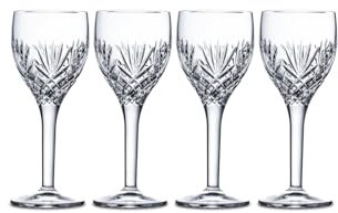 Royal Doulton Highgate White Wine Set of 4 Crystal Wine Glasses