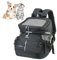 Ferplast Zaino per Cani VOYAGER BACKPACK, Trasportino Gatto, Trasportino Cani, Ampia Apertura, Cinghie Regolabili, Cinghia di Sicurezza, con Cuscino, Max 10 kg, 29x21x36H, Nero