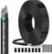 Cavo Elettrico 24 AWG 4 x 0,23 mm² UL2464-5 Metri, 4 Conduttori in Rame Stagnato, 300V, Ideale per Illuminazione LED Auto, Casa e Applicazioni Esterne