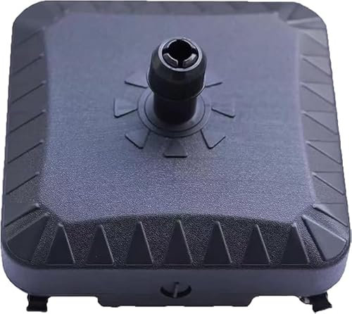 SISKEYCOOC Premium 20L Sonnenschirmständer mit 4 Rollen, Rundes Schirmständer, Marktschirmständer, Stabiler Schirmhalter für Garten/Balkon/Strand/Pool, befüllbar mit Wasser/Sand