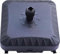 SISKEYCOOC Pied de parasol rond de 20 l avec 4 roulettes, support de parasol rond, support de parasol stable pour jardin, balcon, plage, piscine, à remplir d'eau et de sable