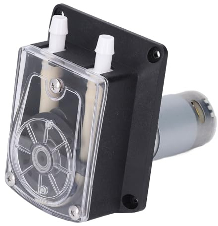 Pompe Péristaltique à Grand Débit, DC12V 1,5A 18W 1500 ml/min Micro-pompe péristaltique à haut débit constant Pompe doseuse de liquide pour lave-vaisselle, impression à encre