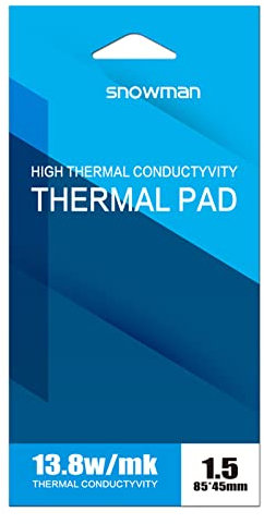 Limtula Thermal Mat CPU GPU Graphics Card Water Cooling Solid Silicone Thermal Pad 13.8W/for M K Motherboard Silicone Grease Pad