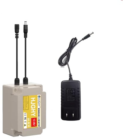 HJGHY Batteria LiFePO4 da 12,8 V, 12 Ah, 18 Ah, 36 Ah, Batteria di Backup al Litio Ferro fosfato CC Ricaricabile a Lunga Durata da 12 V,One,12V 18Ah