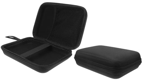 ZUNOXAZ Eva Aufbewahrungsbox 2 Stück 15x10x4,5cm Rechteckig Mit Reißverschluss Stoßfest Wasserabweisend Für Blutzuckermessgerät Kabel Und Kopfhörer Reise Organizer