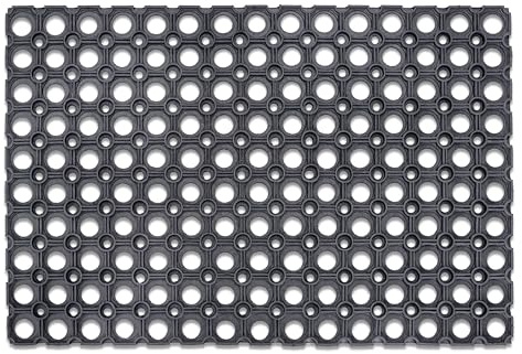 Carpet Diem Fußmatte Gummi, 60x80 cm, rutschfest für außen Schmutzfangmatte | Schmutzfangmatte Ideal bei Schnee und Regen, bester Fußabtreter für den Außenbereich, Qualität aus EU