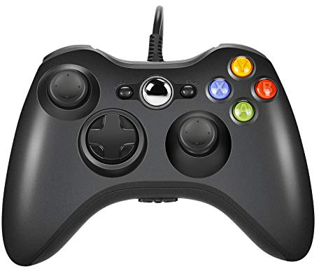 Sefitopher Wired PC Controller for Windows, Game Controller with Dual Vibration/Turbo/Ergonomic Design - Gamepad Compatible with Windows 7/8/10/11/VISTA/Android/PS3