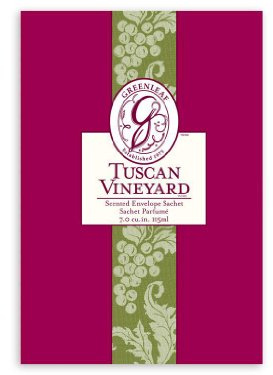 Greenleaf Large Scented Fragrance Sachet 115ml - Tuscan Vineyard