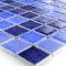 Glas Schwimmbad Outdoor Pool Mosaik Fliesen Blau Mix