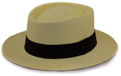 Dumont echter Panamahut, Naturfarben - in Einer Reihe von Größen erhältlich. Aus natürlichen Faser handgewebt. Fair gehandelt und handgemacht in Ecuador. Ausgezeichnet und bequem in Sonne und Sommer.