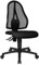 Topstar Open Point P Bürostuhl, Schreibtischstuhl, Stoff, 58 x 48 x 111 cm, schwarz