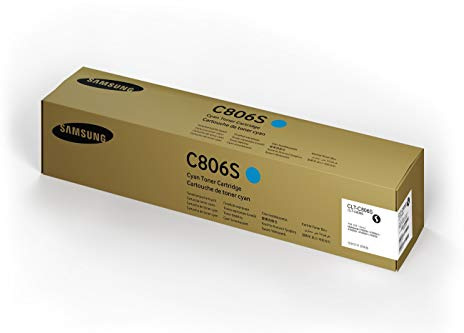 Samsung SS553A CLT-C806S Toner Cartridge, Cyan, Pack of 1