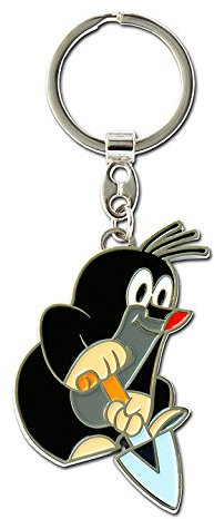 Logoshirt® Der kleine Maulwurf - Krtek - Schaufel I Motiv Schlüsselanhänger - Key-Ring I farbig I lizenziertes Design