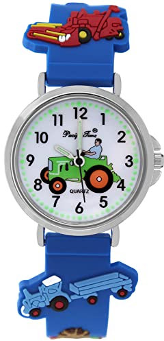 Pacific Time Jungen Uhr Analog Quarz mit Silikonarmband 21322