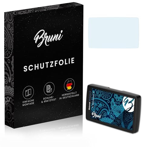 Bruni Protecteur d'écran compatible avec BMW Navigator VI Film Protecteur, cristal clair Écran protecteur (2X)