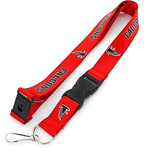 aminco NFL Atlanta Falcons Throwback Lanyard, Rot, 6