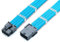 8 Pin PCIE GPU Sleeved Extension Cable 30cm + 2 Cable Combs - Shakmods (Light Blue)