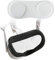 NEWZEROL VR Cache Objectif Protection pour Quest 3S /3, Quest 2,Quest, Pico 4, Accessoires pour Cache Objectif Protection Anti-Rayures légère pour VR - Blanc