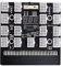 NFHK Adaptador de placa de alimentación PSU de servidor de 1200 W con 17 puertos ATX de 6 pines para DPS-800GB 1200FB 1200QB