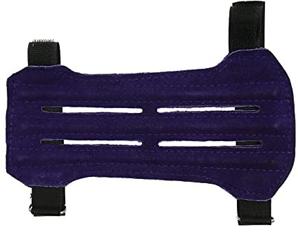 elToro Wild Colorz Shorty - Armschutz, Robustes Wildleder und attraktive Farben, Schutz Ausrüstung beim Bogensport, Top Qualität (Violett)