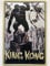 Metall Schild 20x30cm King Kong Reklame Plakat Kino Film Blechschild