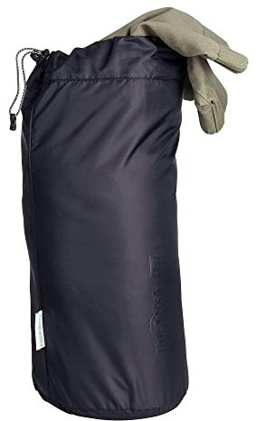 Tatonka Packsäcke Stuff Bag Set 3 (4l / 8l / 15l) - Drei leichte Packbeutel mit Schnürzug - Aus recyceltem Polyester - 4, 8, 15 Liter Volumen (black)