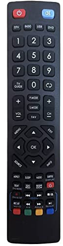 tianxunh NEW Replacement for Technika Universal Remote Control - No Setup Required Perfect Works for Technika Blaupunkt LCD LED 3D HD PVR TVs
