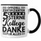 Trendation - Bester Kollege Der Welt Tasse Geschenk Abschied Neuer Job Kollege Geschenkidee Abschiedsgeschenk (Schwarz)