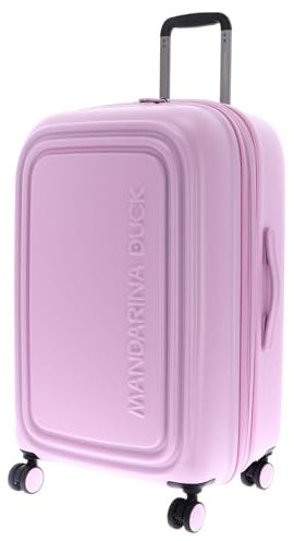 Mandarina Duck Logoduck + Trolley Medium Exp P10SZV32, Valigia Per Bagagli Unisex - Adulto, Lavanda Pastello, 45x69x32/35(LxHxW)