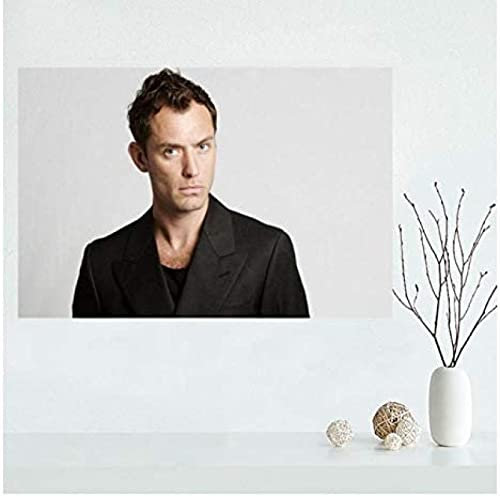Poster Jude Law Filmschauspieler Produzent Poster Foto Porträt Bilder Poster Und Drucke Leinwand Malerei Home Decor 50X70Cm Kein Rahmen