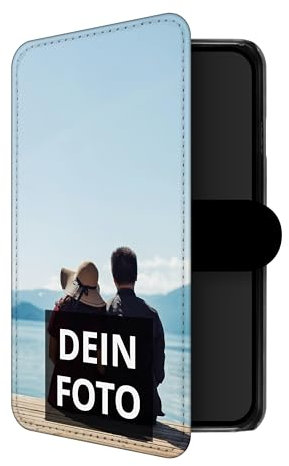 PhotoFancy® – Samsung Galaxy A54 5G Hülle mit Foto Personalisieren – Handyhülle selbst gestalten (Flipcase)