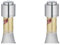 WMF Clever&More Sektverschluss mit Aufschrift 3,5 cm, Champagner Verschluss, Sektflaschenverschluß, Cromargan Edelstahl mattiert, Flaschenverschluss (Packung mit 2)
