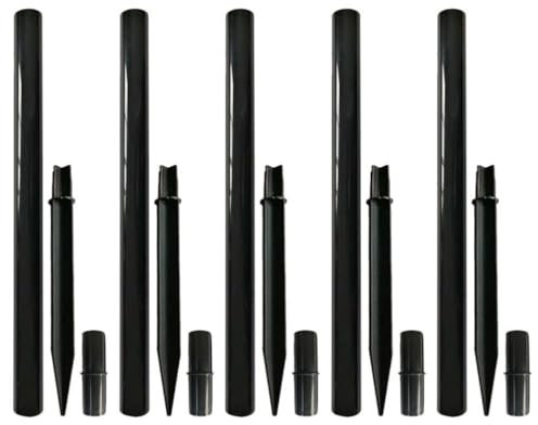 BESPORTBLE 5 Sets Plastic Ground Spikes Replacement Landscape Light Stake Replacement Solar Garden Light Spikes Stake for Graden Lawn Yard