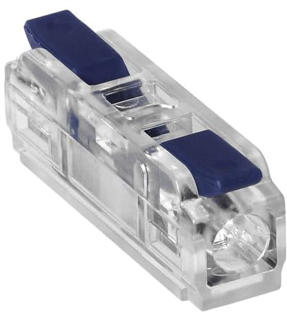 Miratic Morsetti Elettrici Rapidi a Leva per Qualsiasi Cavo 0,75-4mm² Connettori Elettrici Rapidi IEC 250V/32A Connettori Elettrici (1 filo/blister da 10 pezzi)