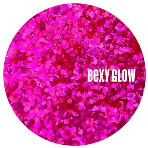 Bexy Glow Colour Acrylic Powders 3AM | Cool for the Summer Acrylic Nail Collection | Professional Acrylic Nail Powder | Glitter Acrylic Nail Powder | Pink Acrylic Nail Powder | 20g