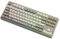 TRyYCB M87 Wireless Keyboard With 87 Dual Mode Bluetooth And RGB Rainbow PBT Keycaps Design(Cheese)