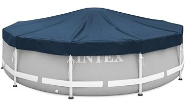 Intex 28082 - Lona para Invierno, Piscina, Redonda, diámetro 3,66 m, Grosor 50/100