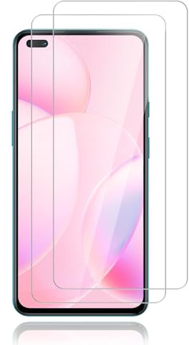 Carantee 2 Stück Schutzfolie für Panzerglas für OnePlus Nord 2 5G Schutzglas, 9H Härte, Kratzfest Panzerfolie, Bläschenfrei Displayschutz für OnePlus Nord 2 folie, OnePlus Nord 2 Fingerabdruck Schutz