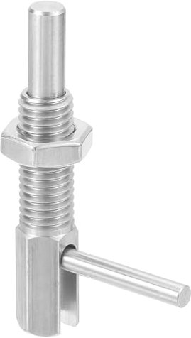 QUARKZMAN M12 l, perno di serraggio retrattile, in acciaio inox, con chiavistello a molla, perno di bloccaggio telescopico con dado per ingegneria navale