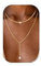 Chriscoco 2Pcs Halskette Damen Kette Gold Wasserfest 18K Vergoldete Ketten Set Edelstahlkette Perlenkette Goldkette mit Anhänger