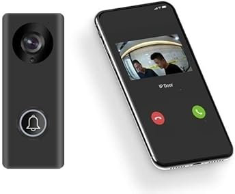 ZKLGS Video Doorbell Wireless, High Definition Wireless Video Doorbell Low-power Camera Network Video Human Body Induction Video for Home Security