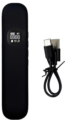 Flylin Bluetooth Pillow Speaker, Bone Conduction Sleeping Speaker with Timer Function and Stereo Bass, White Noise Under Pillow Speaker for Sleeping Sounds/Meditation/Deep Sleeping (Black)