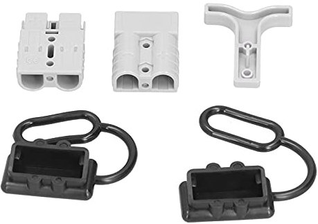 Câble de batterie rapide - Débranchez le bouchon électrique pour treuil de récupération T Dis Systems avec la poignée 50 A 12-36 V DCGrey - Kit de porte de batterie - Pour remorque (gris)