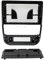 pour Peugeot 406 1999 2000 2001 2002 2003 2004 9 Pouces Autoradio Fascias Lecteur Stéréo 2 Din Unité Principale Panneau Tableau Bord Cadre Autoradio Cache Radio(Black Frame)