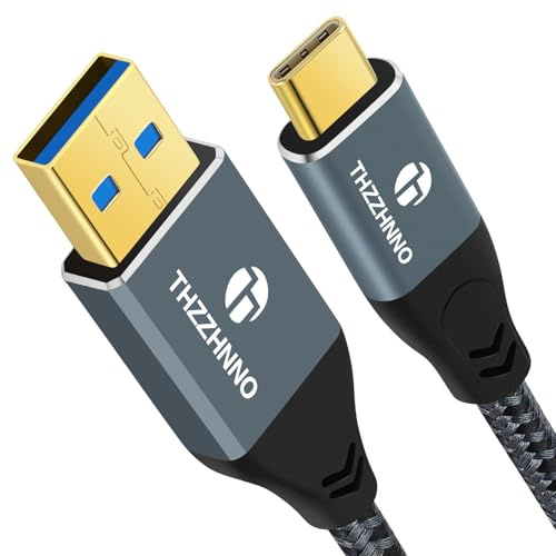 Thzzhnno USB A auf USB C Kabel 4M, USB 3.0 USB Gen1 5 Gbit/s Datenübertragungskabel für Handy/MacBook Pro/iPad Pro