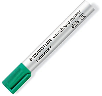 STAEDTLER Lot de 3 Lumocolors marqueur pour tableau blanc 351, vert