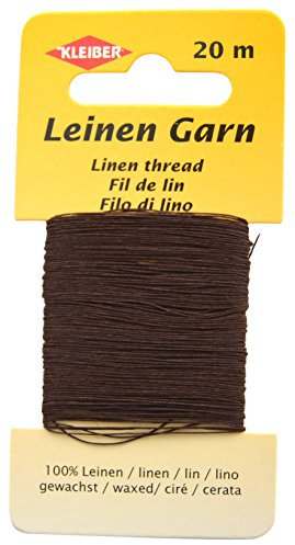 Kleiber 11,8 x 6,2 x 0,4 cm Leinen-Garn, braun